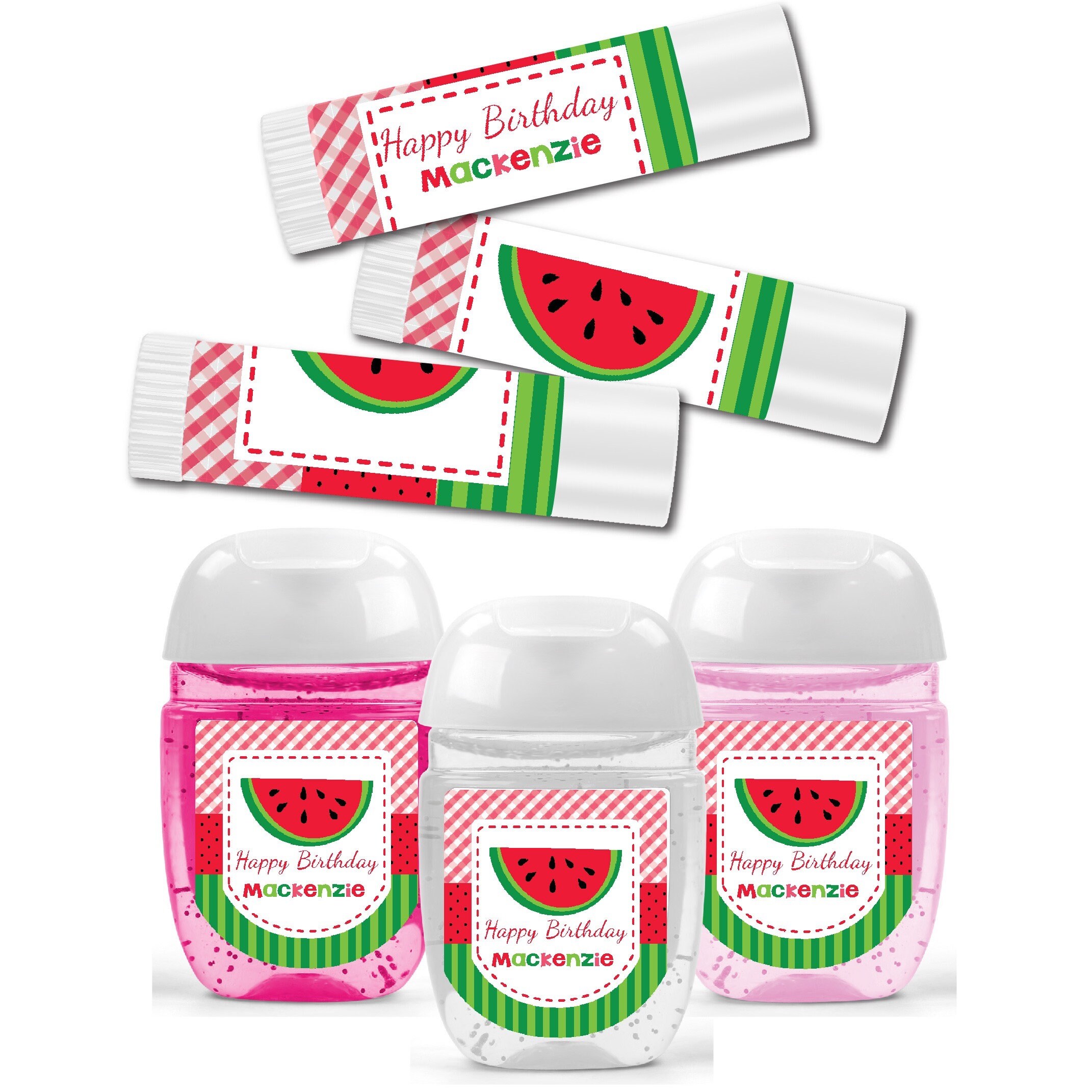 Watermelon One in a melon Tropical Summer Fruit Lip Balms Etsy