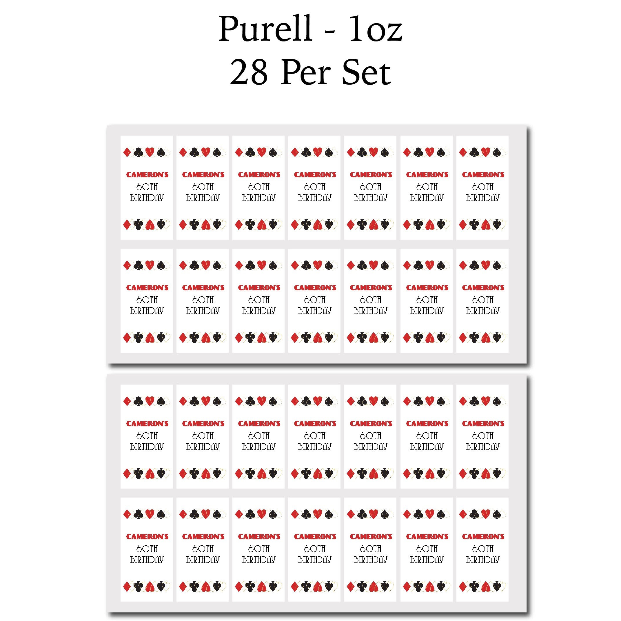 Poker Casino Las Vegas Playing Cards Black Red Gold Fancy Etsy