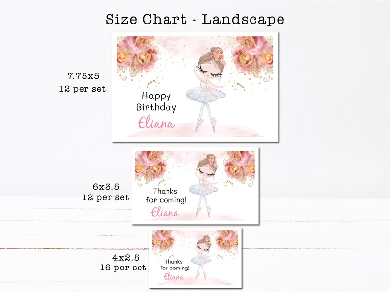 Pink Floral Gold Glitter Ballerina Ballet Tutu Birthday Cute Etsy