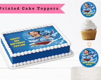 Lilo & Stitch - Edible Cake Topper OR Cupcake Topper – Edible Prints On  Cake (EPoC)