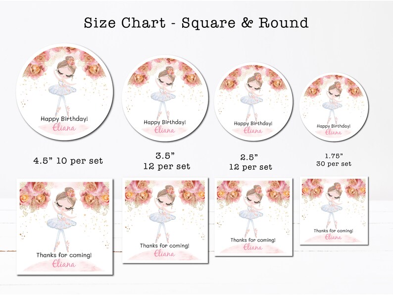 Pink Floral Gold Glitter Ballerina Ballet Tutu Birthday Cute Etsy