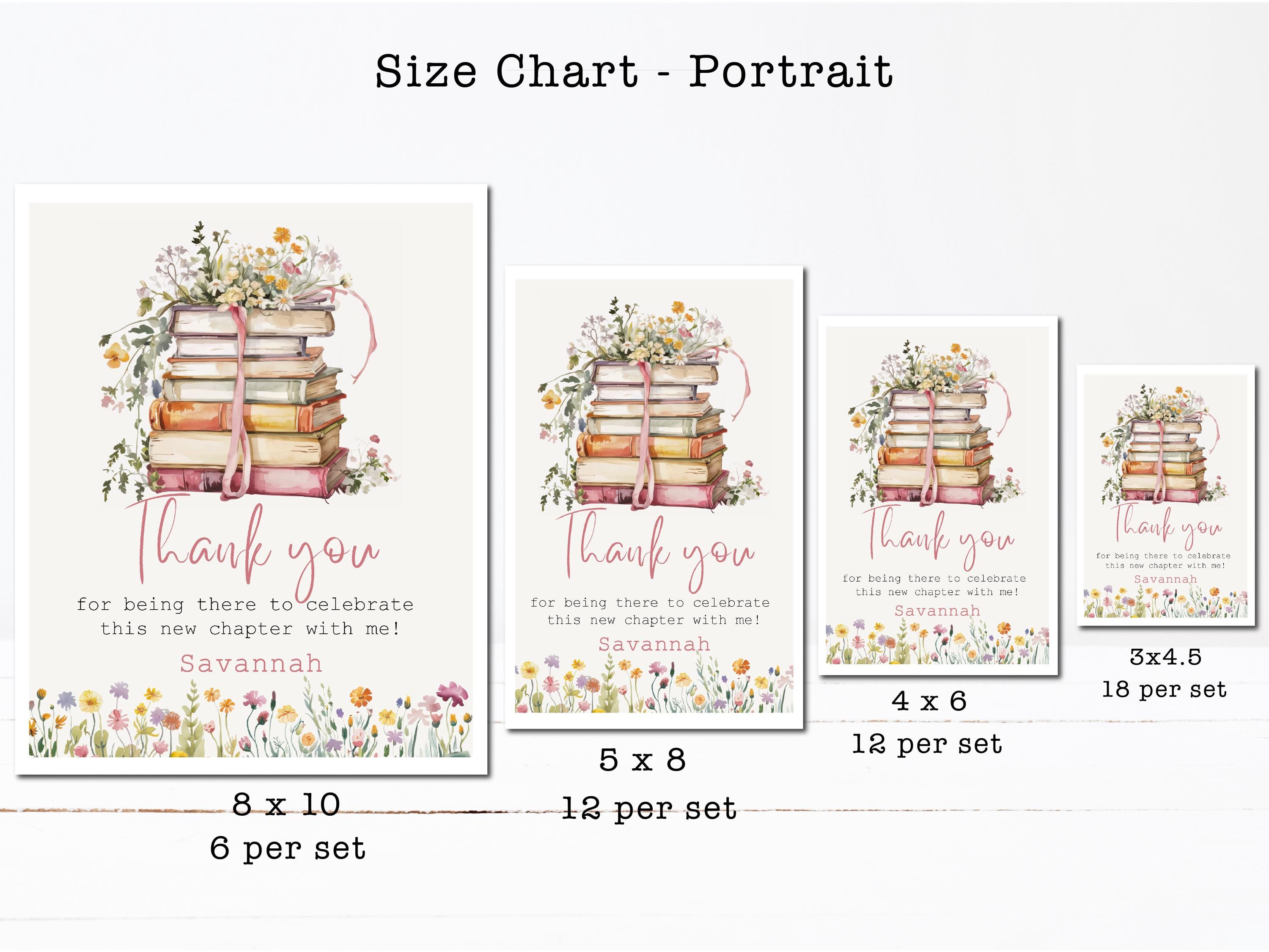 Best Chapter Label A New Chapter Next Chapter Begins Pile of Books Storybook Floral ...