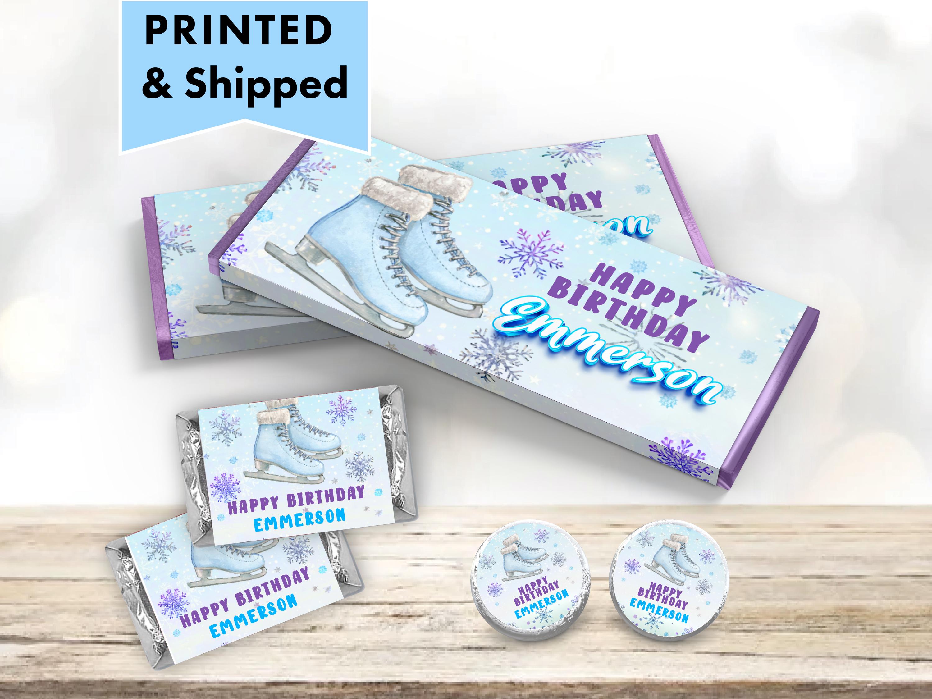 Ice Skating Birthday Winter Ice Skates Pastel Snowflake Outdoor Ice ...