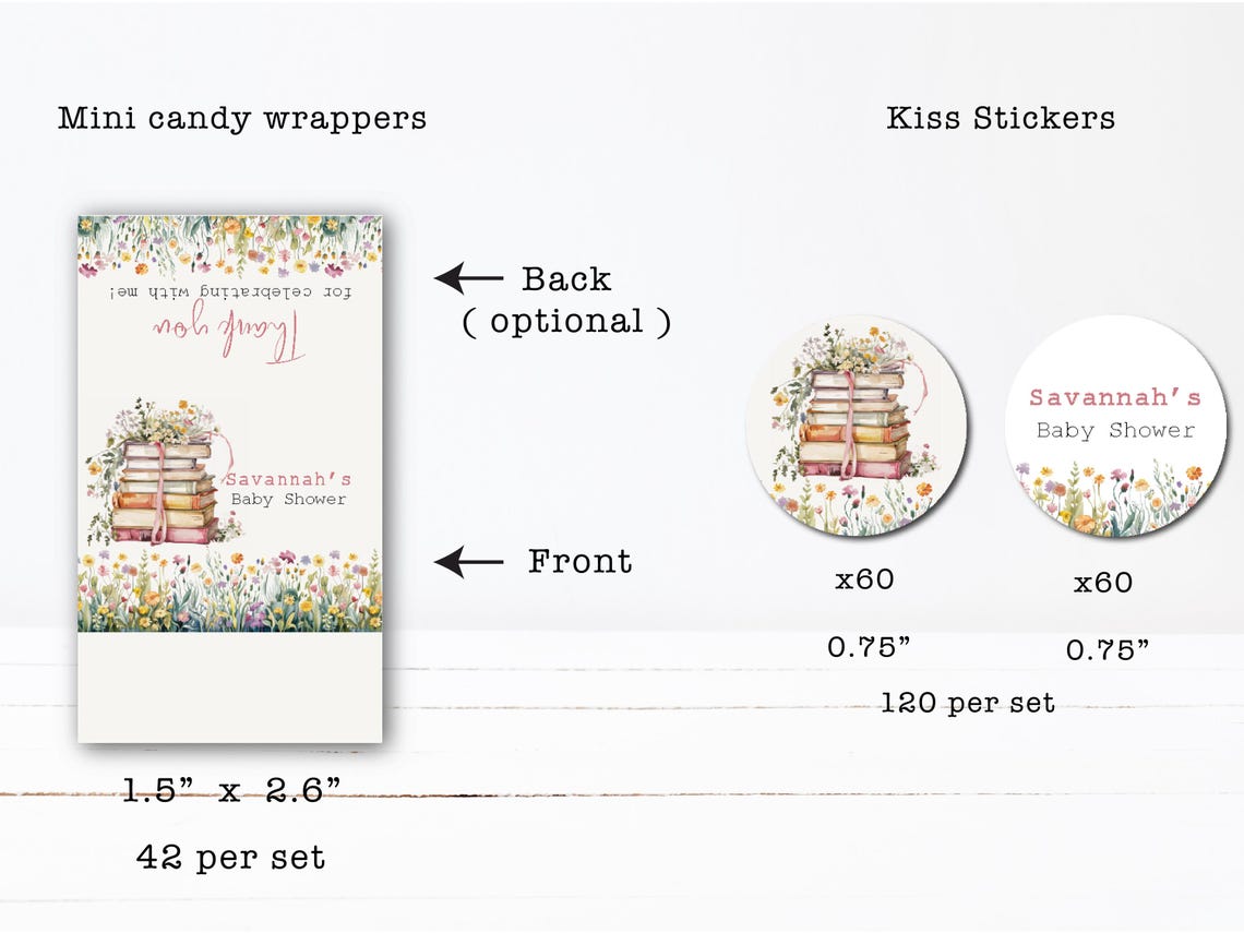 A New Chapter Next Chapter Begins Pile of Books Storybook Floral ...
