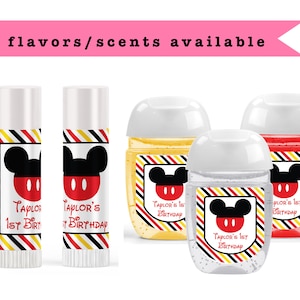 Mouse Head Mickey Mouse Inspired  - Lip Balms Chap Stick or Hand Wash - Best Party Favor Idea