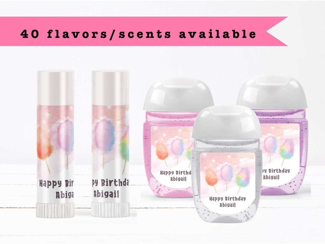 Cotton Candy Sky Clouds Fairy String Lights Sweet Celebration Lip Balms Chap Stick or Hand Wash