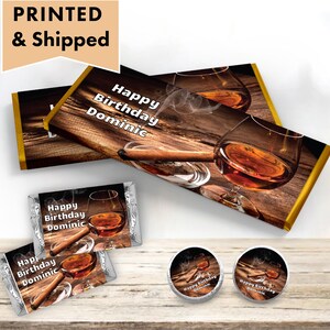 a birthday card with a picture of a glass of wine