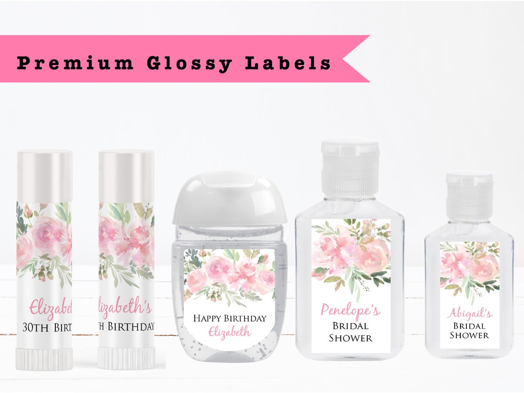 Soft Baby Pink Blush Floral Roses Flowers Elegant Watercolor - PRINTED ...