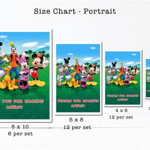 a group of mickey mouses standing in a field
