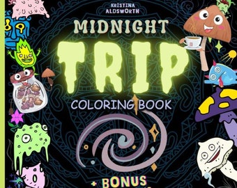 Download Trippy Coloring Book Etsy