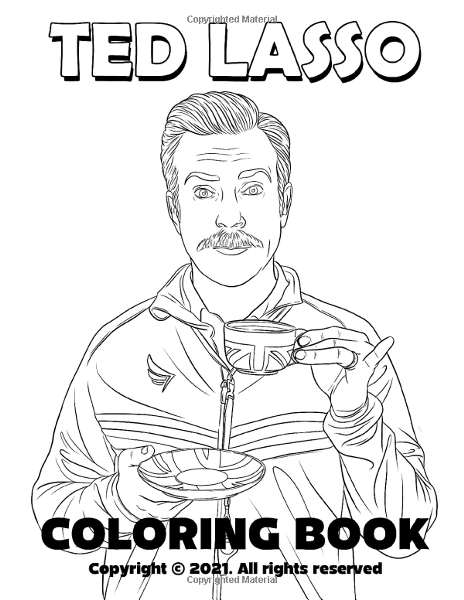 Ted Lasso Coloring Page