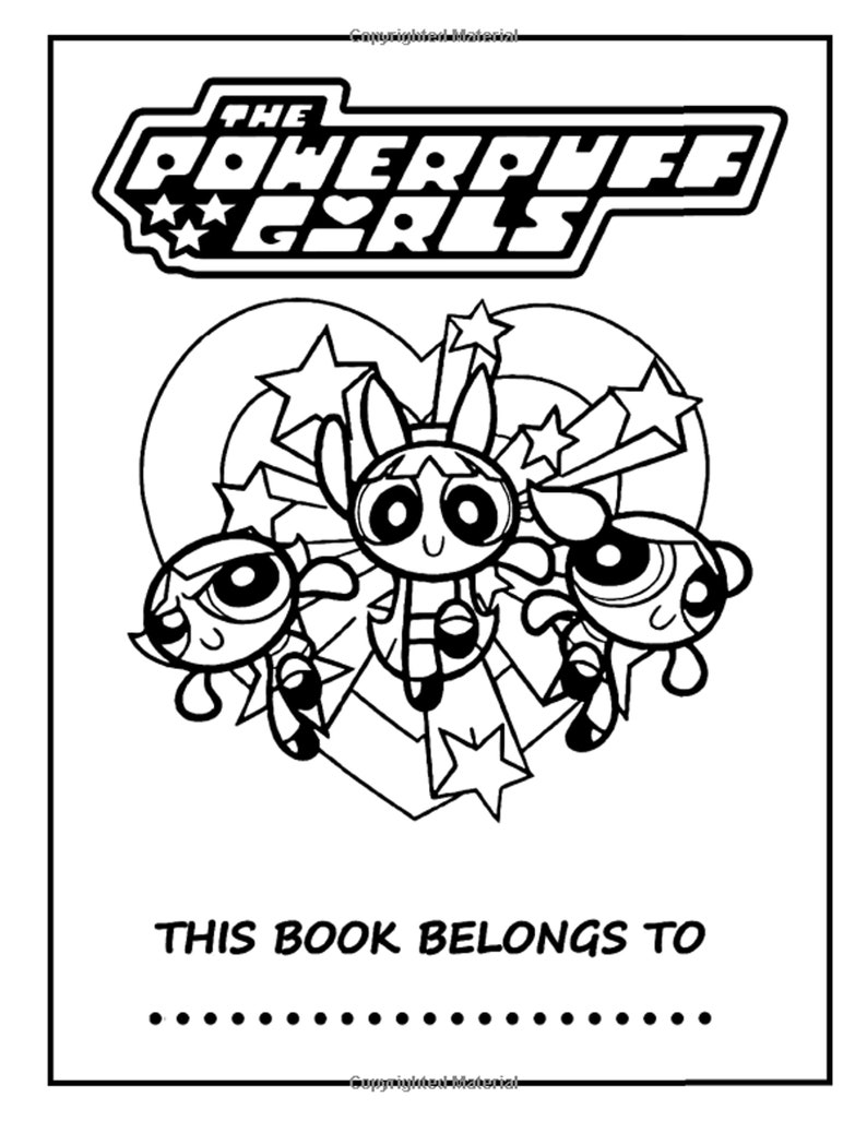 Powerpuff Girls Coloring Book Powerpuff Girls Coloring Books Etsy