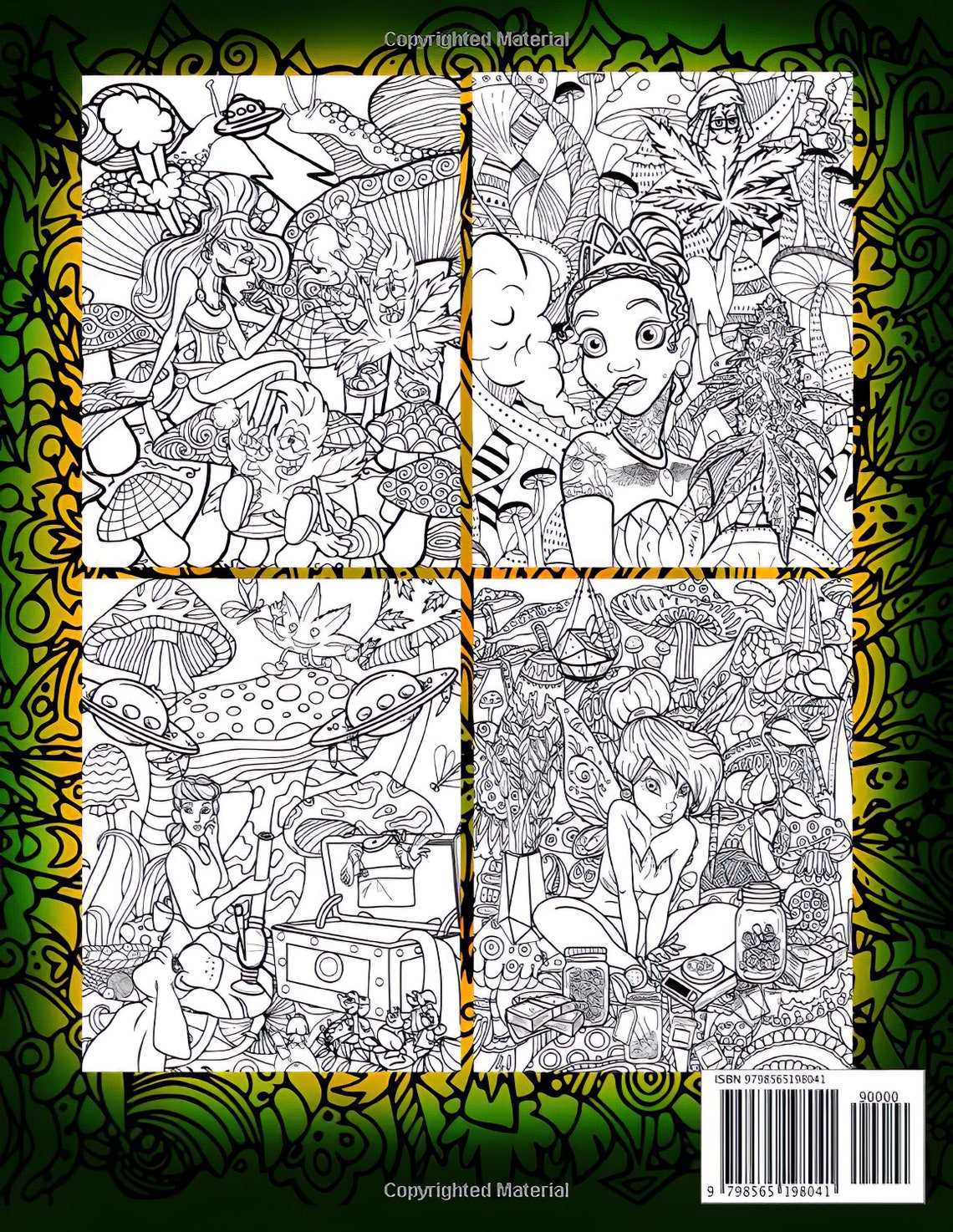 Disney Princess Stoner Coloring Pages