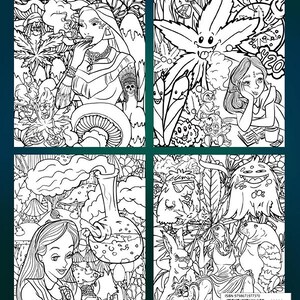 Princess Stoner Coloring Book: Coloring Book for Relaxation - Etsy