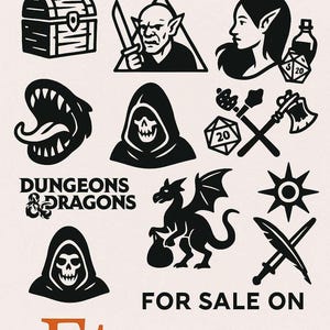 Dungeons and Dragons SVG Bundle