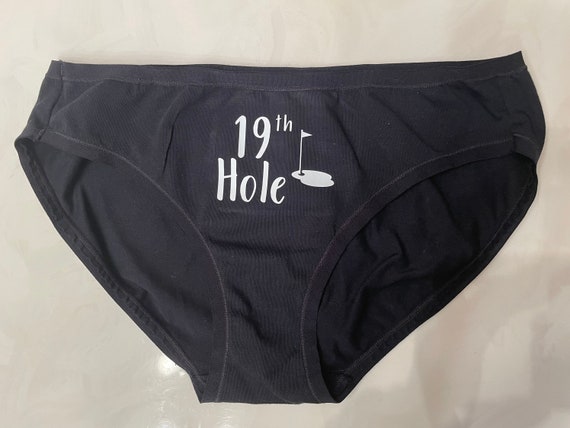 Bachelorette Underwear Golf Gift 19th Hole Black 