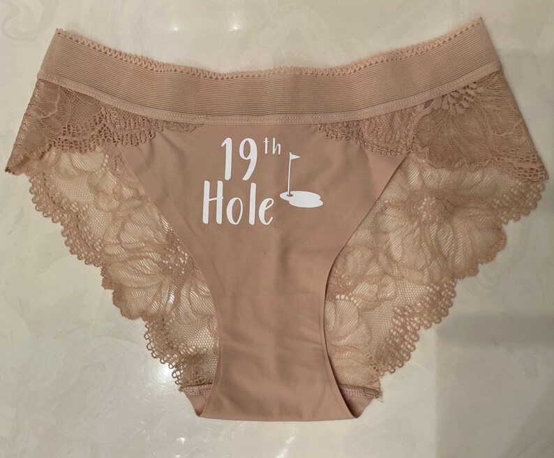 Bachelorette Underwear Golf 19th Hole Beige Etsy