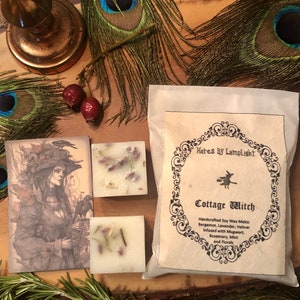 Sea Witch, Cottage Witch, Woodland Witch, Hedge Witch Soy Wax Melts, Handcrafted, Gift, Witchcraft, Vegan, Folklore, Magical image 4