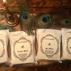 Sea Witch, Cottage Witch, Woodland Witch, Hedge Witch Soy Wax Melts, Handcrafted, Gift, Witchcraft, Vegan, Folklore, Magical image 2