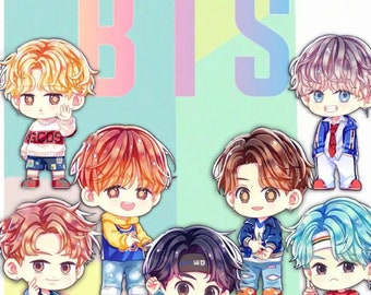 Download Bts Coloring Book Etsy