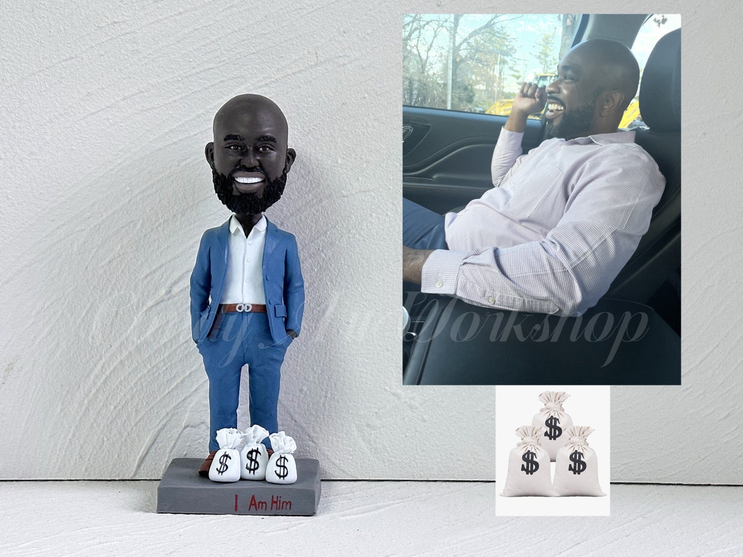 Businessman Bobblehead With Briefcase - Custom Gift Figurine