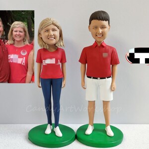 Wedding Anniversary Custom Bobble Head Couples, Wedding bobblehead for Bride and Groom, Engagement Gifts, Gift For Husband, Wife