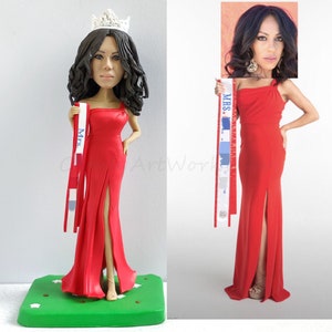 Mother&#39;s Day Custom Bobble Head, Custom Funny Beauty Contest Gift For Mom, Personalized Pageant Figure For Mother, Grandma, Wife, Girlfriend