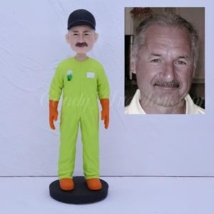 Custom Employee Bobbleheads, Personalized 10 Year Work Anniversary Gift For A Boss,  Business Anniversary Present, 5th Work Anniversary Gift
