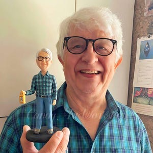 Custom Bobblehead, Anniversary Birthday Gift For Him, Custom Husband Bobble head, Dad Bobblehead, Custom Boss Figurine, Wedding Cake Topper