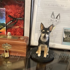 Custom Dog Figure, Pet Statue, Dog Figurine, Cat Loss Gifts, Personalized Dog Sculpture, Dog Mom Dad Gift, Pet Lover Gift, Dog Cake Topper