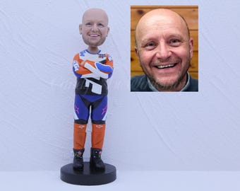 Custom Man Bobbleheads, Personalized Boyfriend Bobble head, Custom Husband Bobble heads, Custom Father Bobblehead, Custom Boss Figurine
