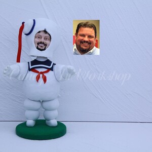 Custom Snowman Bobblehead, Funny Figure, Personalized Cartoon Figurine, Valentine's Prank Gift For Husband, Boyfriend, Fool Gift For Him Man