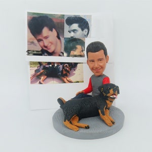 Figura de perro personalizada, regalo personalizado para amantes de los perros, mamá y papá, recuerdo de mascotas, duelo, memorial, pérdida, retrato 3D de perro personalizado