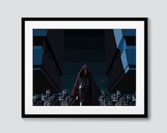 March on the Jedi Temple - Revenge of the Sith - Anakin Skywalker - Darth Vader - Star Wars print