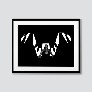 Meditation Chamber - Darth Vader - Star Wars minimalist print