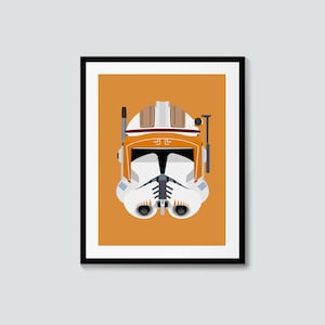 Commander Cody | Clone Wars | Clone Trooper | Star Wars minimalist print