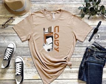 Casque Cody et t-shirt prénom | Chemise Star Wars | 212e | Commandant Cody | La guerre des clones | Cadeaux Star Wars | PrintsbyPorkins