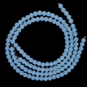 Opalite Quartz Smooth 6mm To 7mm Round Shape Briolettes,Opalite Calibrated Gemstone Beads Strand,Opalite Briolettes Handmade Jewelry Making