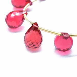 Pink Tourmaline Teardrop 10x14mm Briolettes,Pink Tourmaline Gemstone Briolettes,Teardrop Briolettes,Jewelry Supplies,Top Quality Briolettes