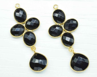 Black Onyx Drop Earring,Onyx Gemstone Dangle Earring,Black Onyx Statement Earring Jewelry,Black Onyx Dangle Earrings,Gemstone Bezel Earring