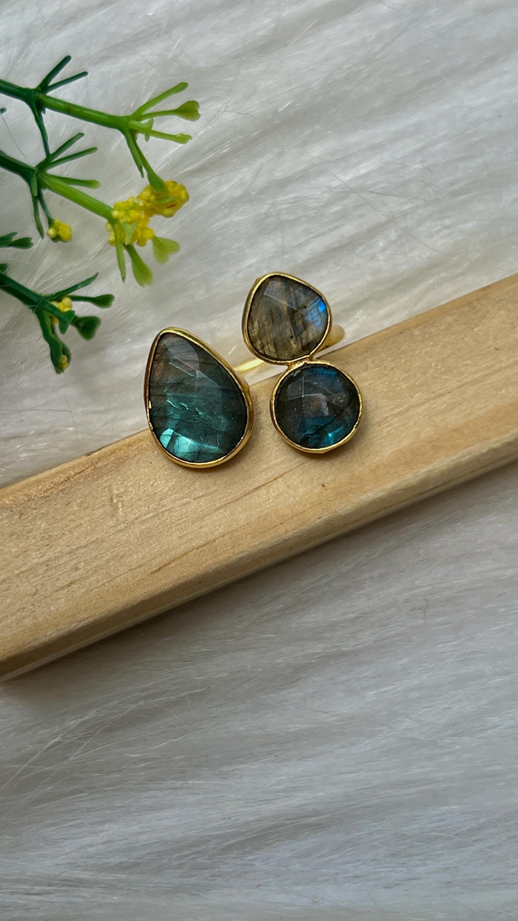 Flashy Labradorite Ring/handmade Ring for Women/labradorite Ring