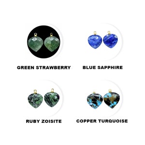 Gemstone Single Bail component jewelry,Earring Connectors Jewelry,Gemstone Heart Shape Pendant Jewelry,Gemstone 20mm Drill Pendant Jewelry