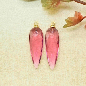 Natural Gemstone 10x30mm Pear Shape Pendant,Gemstone Drill Pendant Jewelry,Artisian jewelry Connector,Gemstone Single Bail component jewelry