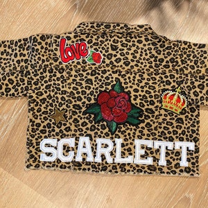 Name Included* Free Shipping * Personalized Kids Denim Jacket Jean Jacket Unicorn Custom