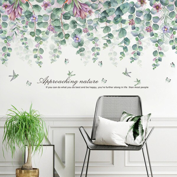Vine Wall Decals Etsy