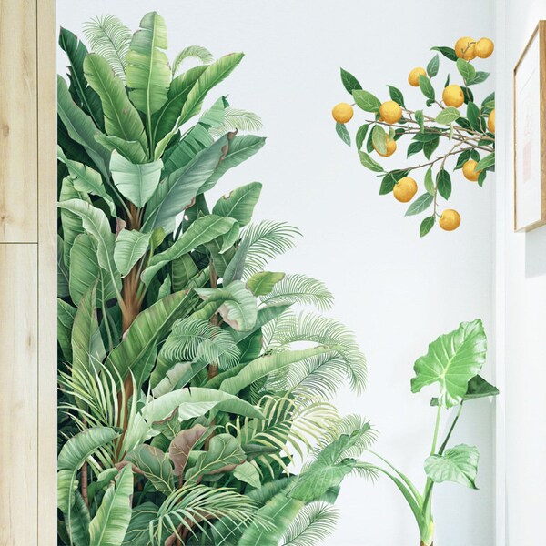 Jungle Wall Decals Etsy