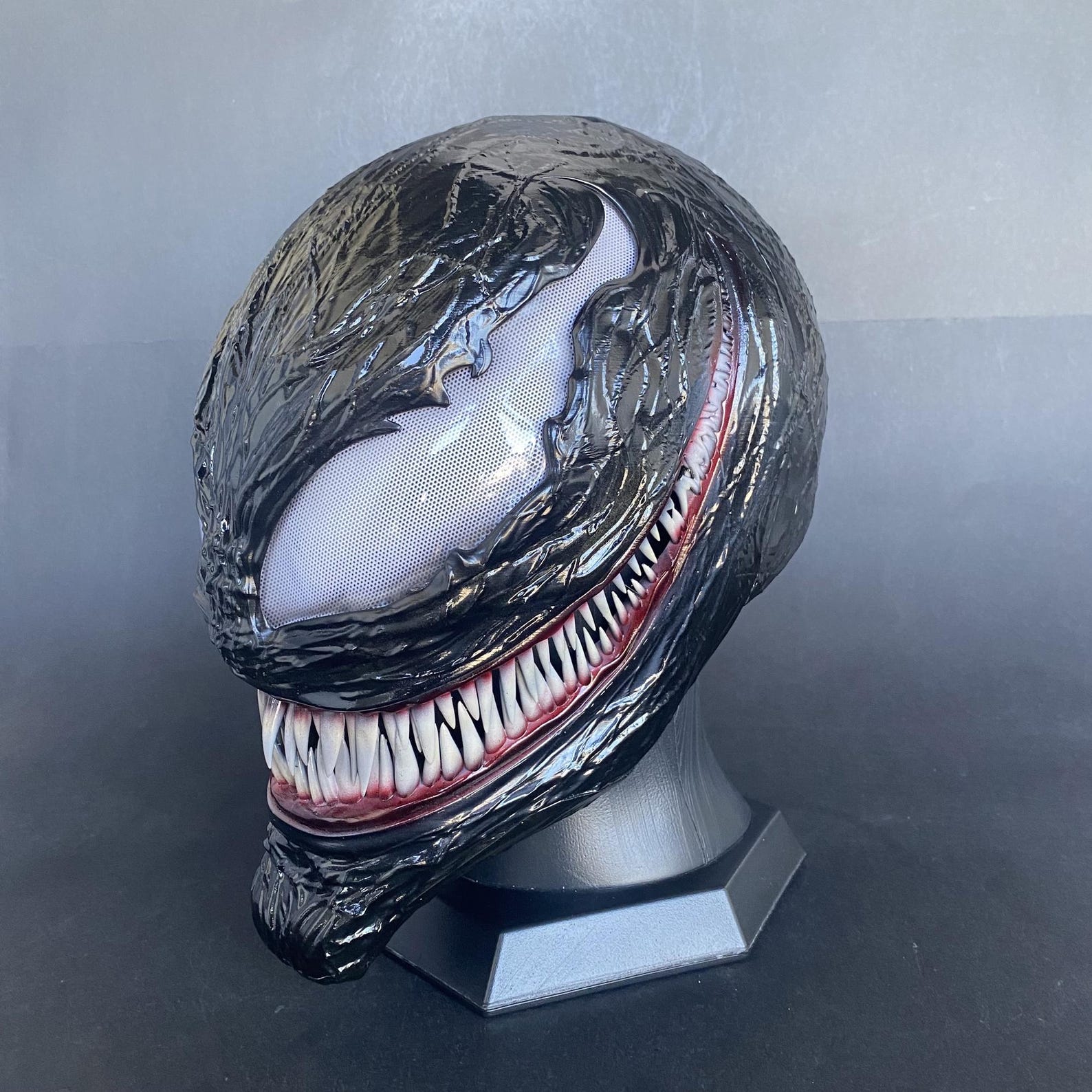 Tom Hrdy Rapper Mask Venom Helmet Eddie Helmet Venom Mask Tom Hardy Cosplay Eddie Brock Mask ...