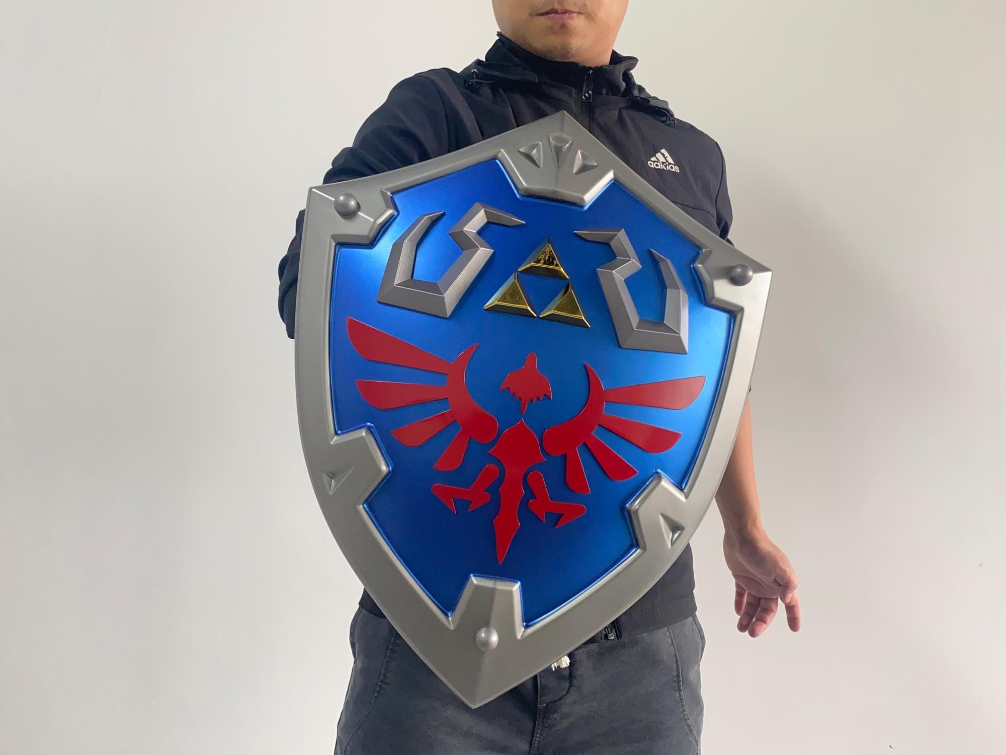 ハイリアの盾 金属盾 コスプレ 1:1 サイズ ゼルダの伝説 コスプレ