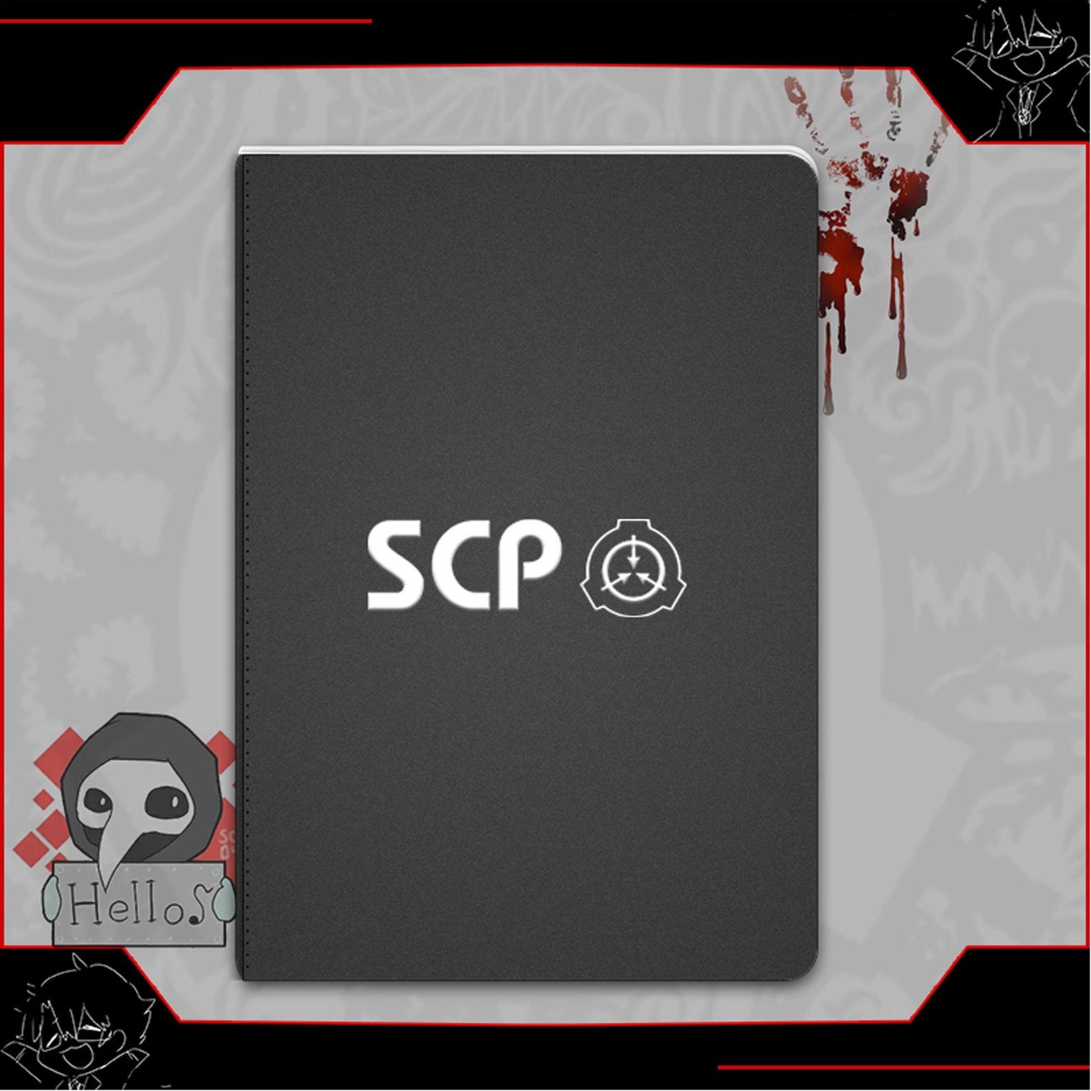 SCP Notebook SCP Foundation Book Secure Contain Protect Etsy