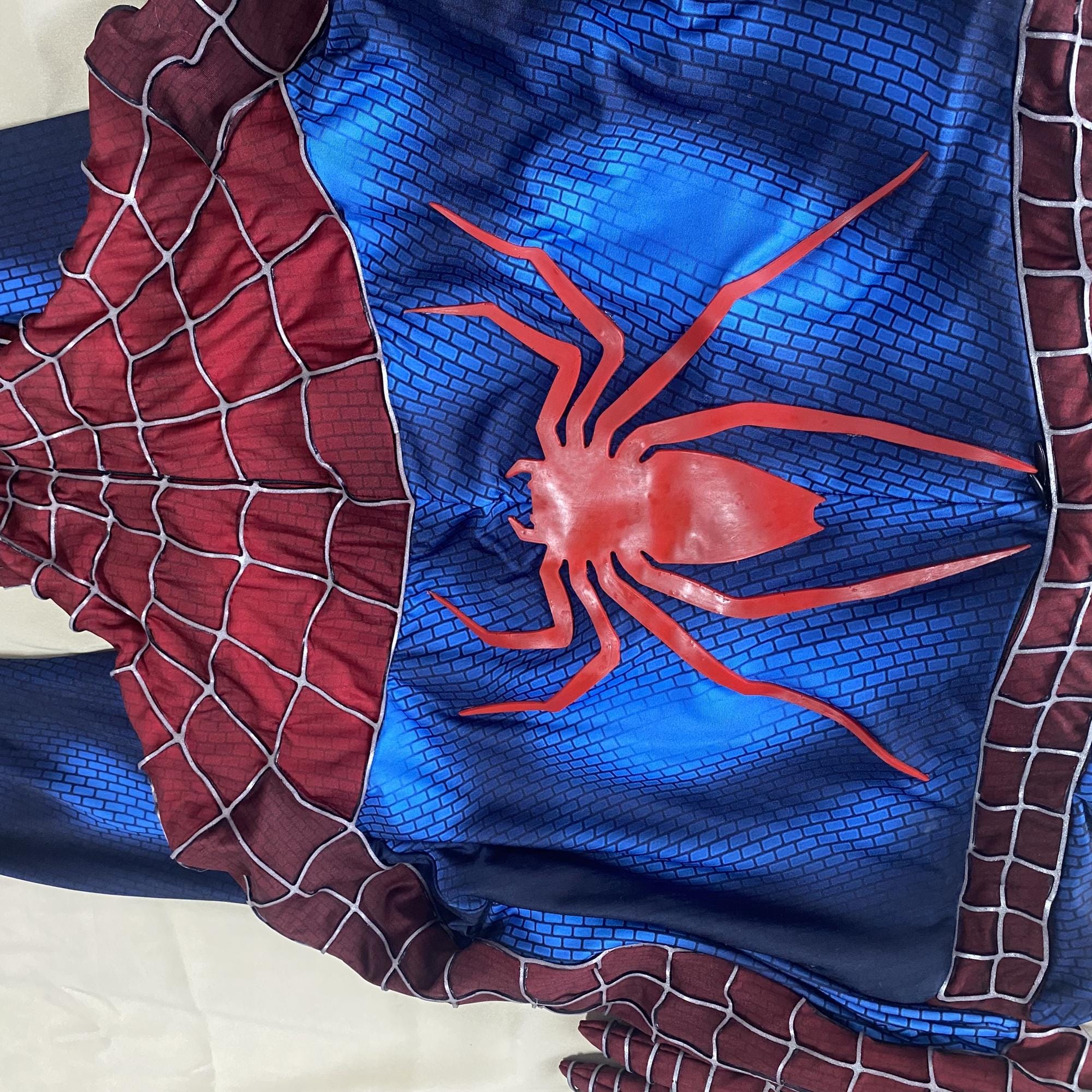 Custom Costume Sam Raimi Spiderman Suit Spiderman 3D Rubber Webbing Suit  Spiderman Uparaded Costume Suit Wearable Movie Props - Etsy, image size:2000x2000